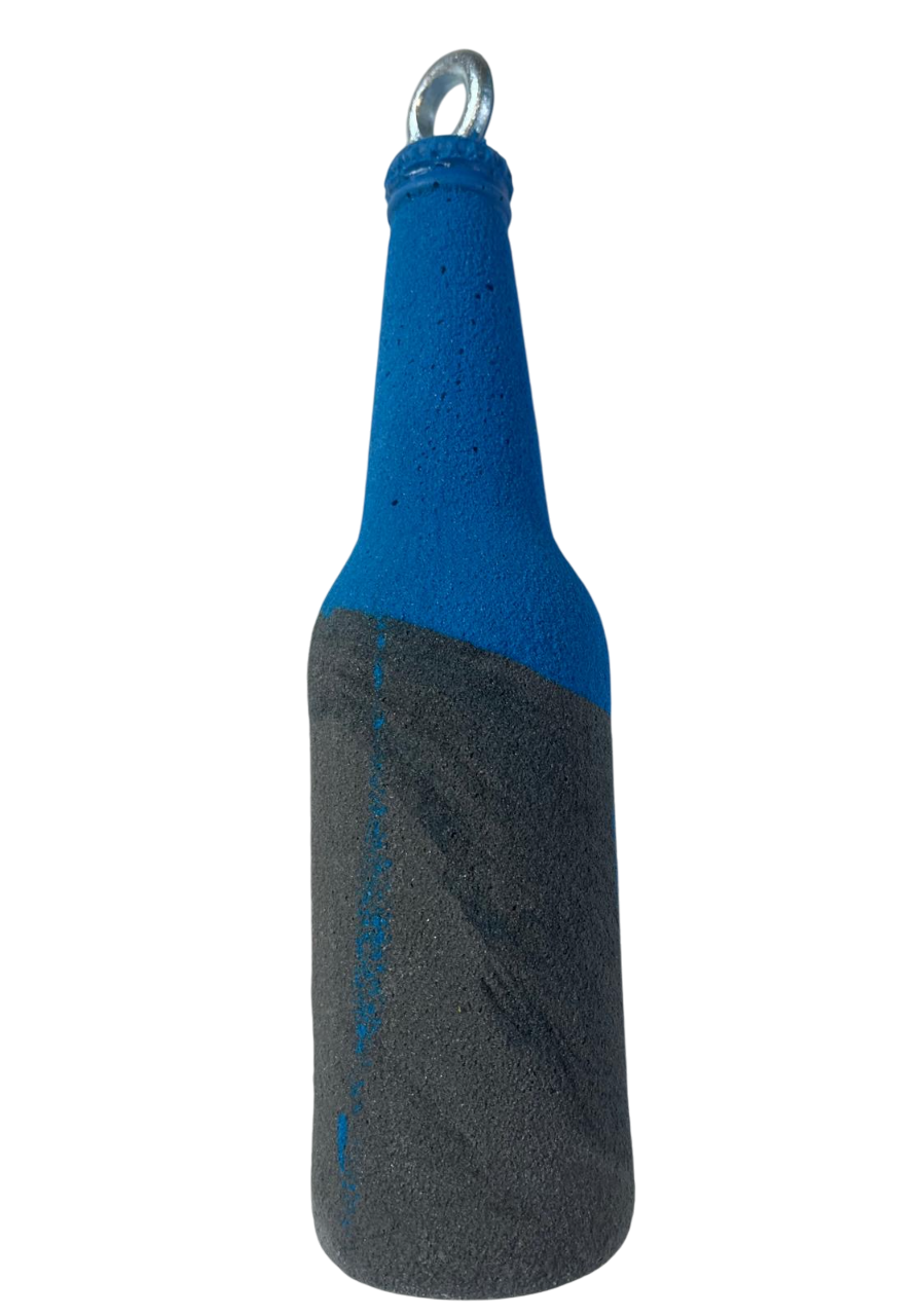 Bottiglia di birra, presa da allenamento per OCR, Spartan Race e arrampicata
